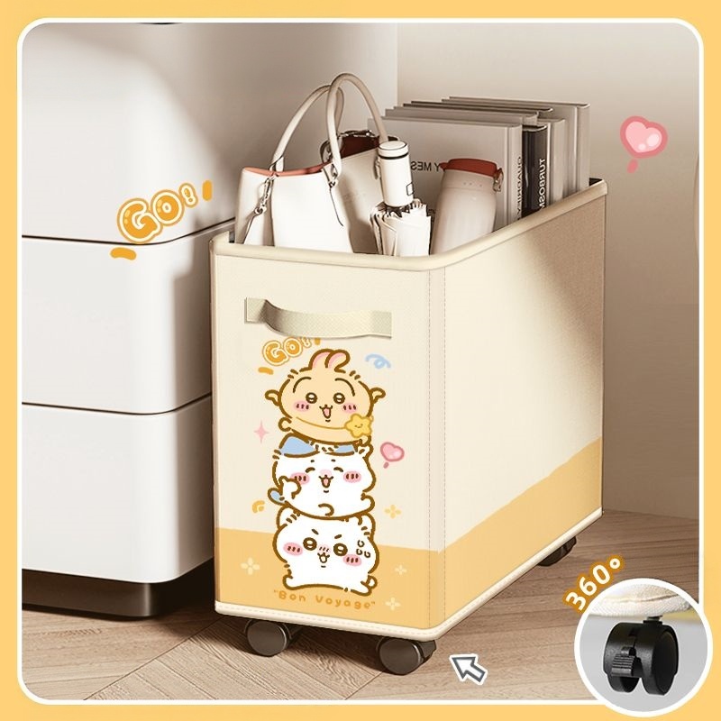 チイカワ、ハチワレ、ウサギのかわいい漫画柄ローリング収納カー - Home Bathroom Organizer のレビューと価格