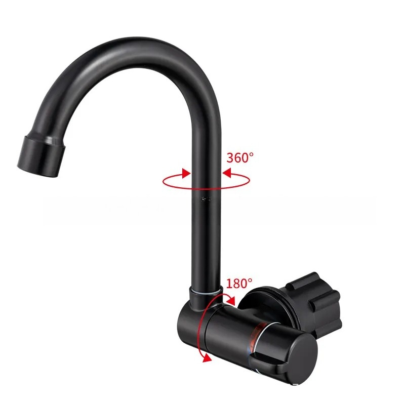 キャンピングカーのキッチンシンク用ブラック折りたたみ式RV蛇 - Basin Mixer Tap のレビューと価格