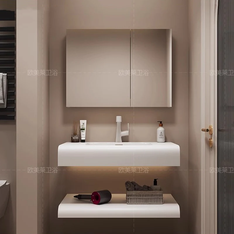 こんにちは。モダンでシンプルな洗面台キャビネット、白い収納、 - Home Bathroom Vanity Combo のレビューと価格