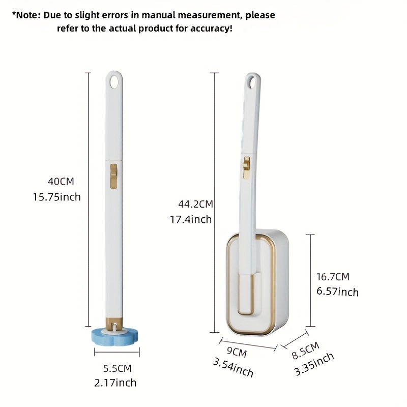 壁掛け式トイレブラシセット（ホルダー付き）、使い捨てブラシヘ - Plunger Toilet のレビューと価格