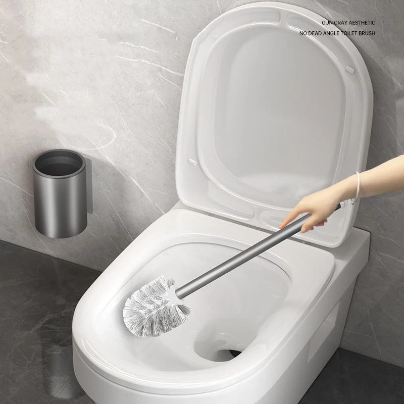 浴室トイレブラシホルダークリーニングツールスペースアルミ壁掛 - Plunger Toilet のレビューと価格