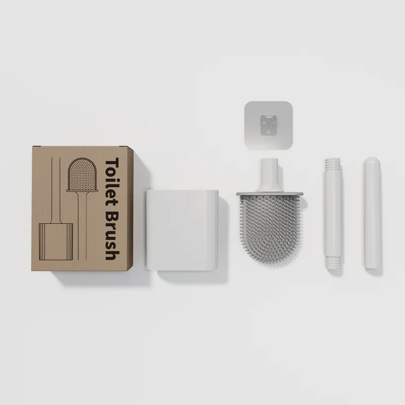 防水ソフトブラシトイレブラシ、シリコン製壁掛けデザイン、速乾 - Plunger Toilet のレビューと価格