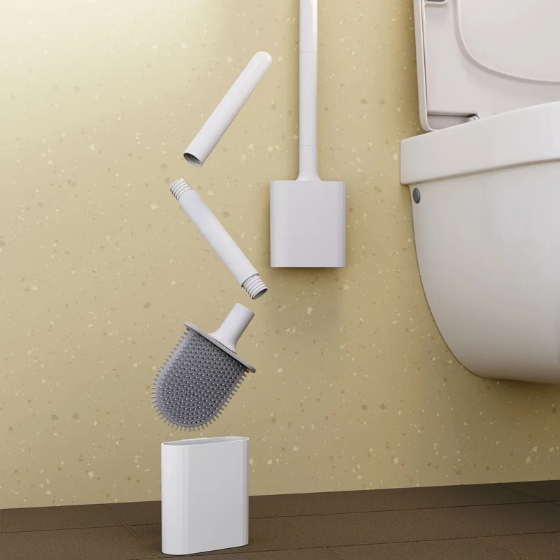 防水ソフトブラシトイレブラシ、シリコン製壁掛けデザイン、速乾 - Plunger Toilet のレビューと価格