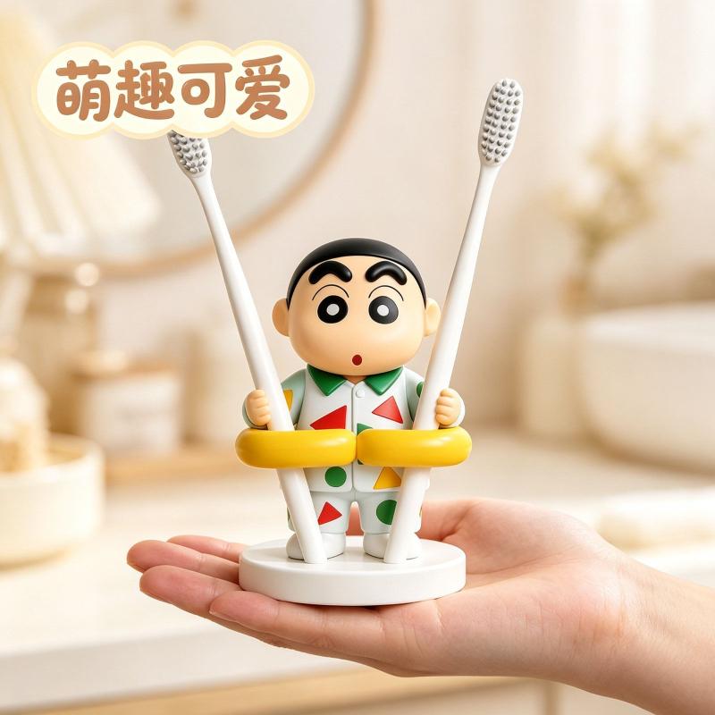かわいい歯ブラシホルダー　アニメ「クレヨンしんちゃん」風　家 - Home Edit Bathroom Storage のレビューと価格