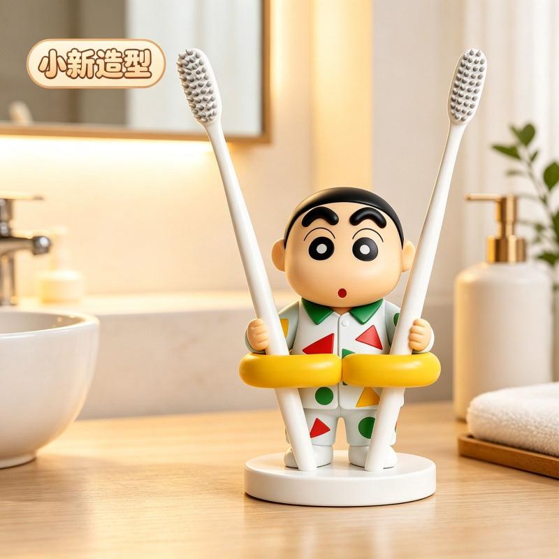 かわいい歯ブラシホルダー　アニメ「クレヨンしんちゃん」風　家 - Home Edit Bathroom Storage のレビューと価格